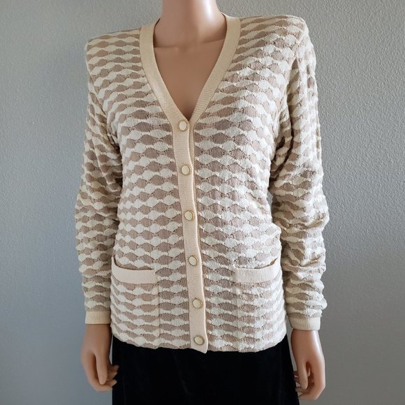 Vintage ST JOHN by Marie Gray for Neiman Marcus Santana Knit Blazer Sz 4 S - Picture 2 of 5